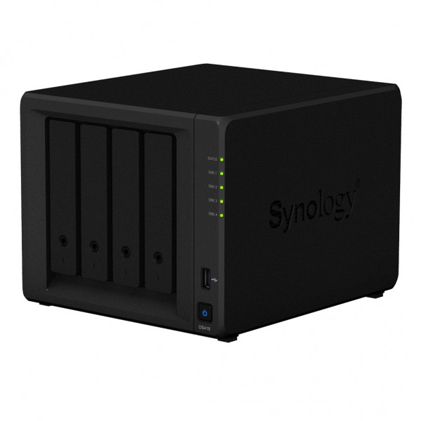 Synology DS418 4-Bay 12TB Bundle mit 2x 6TB IronWolf Pro ST6000NE000