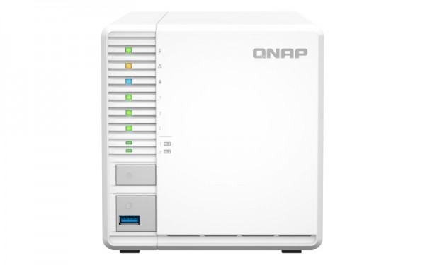QNAP TS-364-4G 3-Bay 12TB Bundle mit 3x 4TB Red Plus WD40EFZX