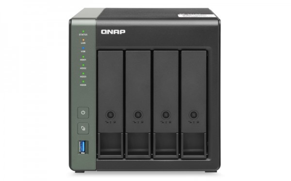 Qnap TS-431X3-8G QNAP RAM 4-Bay 6TB Bundle mit 1x 6TB Red Plus WD60EFPX