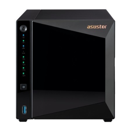 Asustor AS3304T 4-Bay 16TB Bundle mit 2x 8TB Red Plus WD80EFZZ