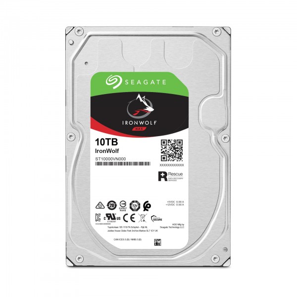 10000GB Seagate IronWolf NAS HDD, SATA 6Gb/s (ST10000VN000)
