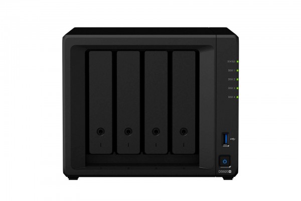 Synology DS920+(8G) 4-Bay 8TB Bundle mit 2x 4TB Red Plus WD40EFZX