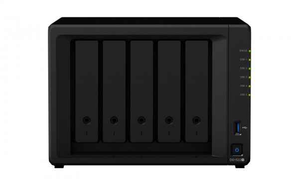 Synology DS1522+(8G) 5-Bay 5TB Bundle mit 5x 1TB Red WD10EFRX