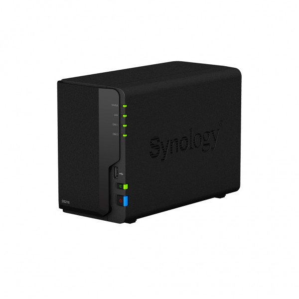 Synology DS218 2-Bay 12TB Bundle mit 2x 6TB Red Plus WD60EFZX