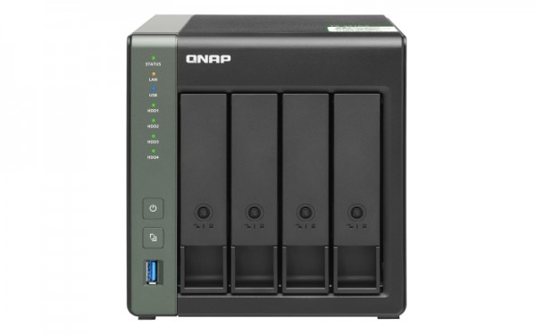 QNAP TS-431KX-8G QNAP RAM 4-Bay 20TB Bundle mit 2x 10TB Red Plus WD101EFBX