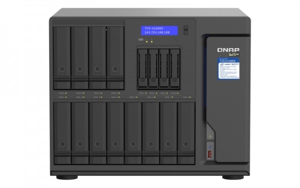 QNAP TVS-h1688X-W1250-64G QNAP RAM 16-Bay 12TB Bundle mit 6x 2TB Red Pro WD2002FFSX