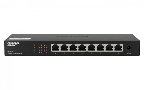 QNAP QSW-1108-8T - Switch - unmanaged - 8 x 10/100/1000/2.5G - Desktop