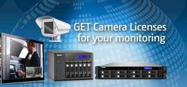 Qnap Kameralizenz für Surveillance Station Pro 4 Kameras