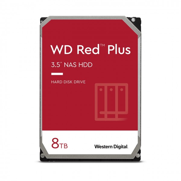 8000GB WD Red Plus, SATA 6Gb/s (WD80EFZZ)