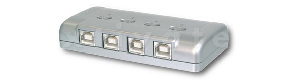 USB 2.0 Sharing Switch, 4 PC - 1 Endger