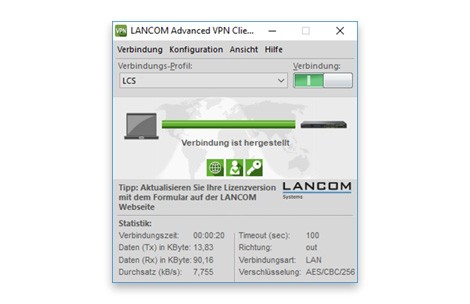 LANCOM Upgrade Advanced VPN Client (WIN, 1 Licence)