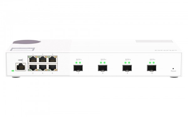 QNAP QSW-M2106-4S- Switch - web managed - 6 x 2.5G + 4 x 10G SFP+- Desktop