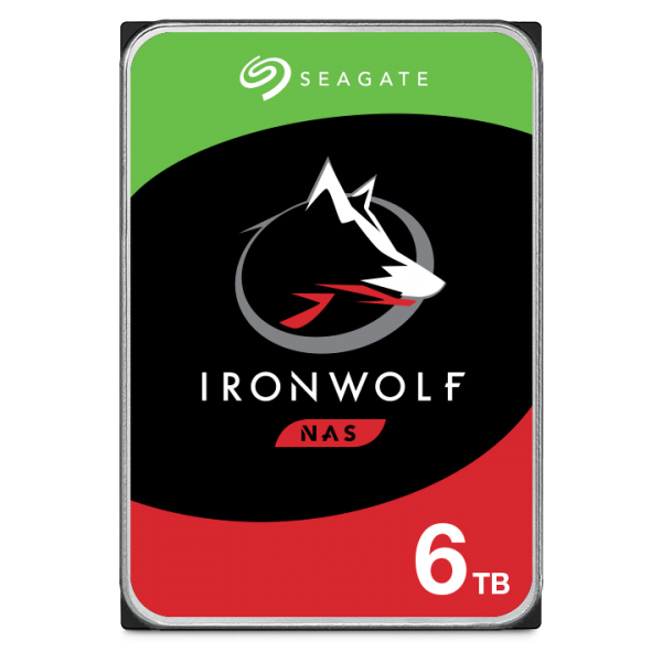 6000GB Seagate IronWolf NAS HDD, SATA 6Gb/s (ST6000VN001)