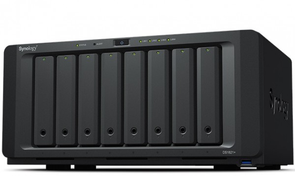 Synology DS1821+ 8-Bay 15TB Bundle mit 5x 3TB Red Plus WD30EFZX