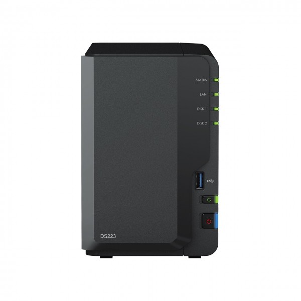 Synology DS223 2-Bay 1TB Bundle mit 1x 1TB Red WD10EFRX