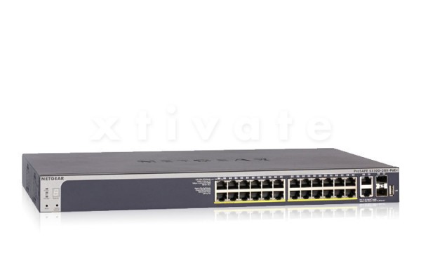 Netgear ProSAFE S3300-28X-PoE+, 28-Port, smart managed, Layer 2+ (GS728TXP-100NES)