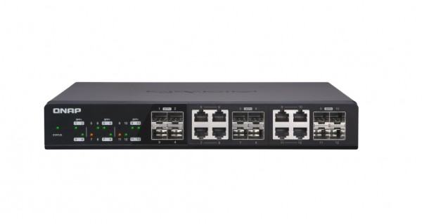 Qnap 10GbE Switch: QSW-1208-8C - 12 Ports